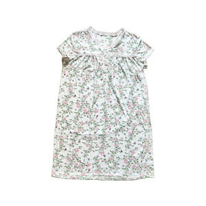 Vtg Womens Nightgown Dress S Floral Butterfly Cottagecore Coquette Gardencore